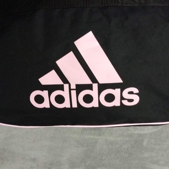 ADIDAS BLACK/PINK DUFFEL BAG - Picture 9 of 9